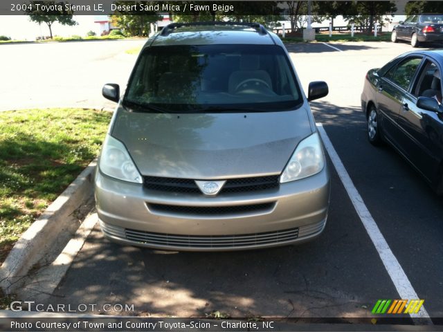 2004 Toyota Sienna LE in Desert Sand Mica