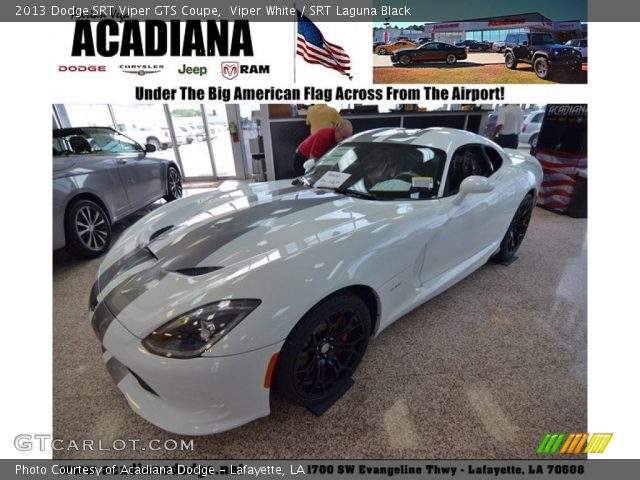 2013 Dodge SRT Viper GTS Coupe in Viper White