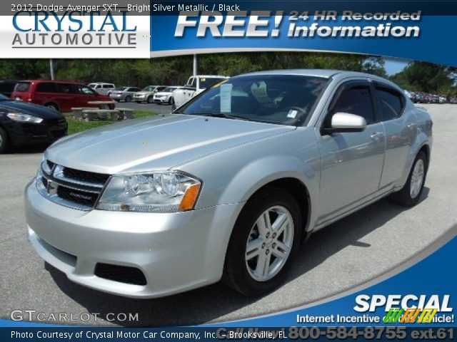 2012 Dodge Avenger SXT in Bright Silver Metallic
