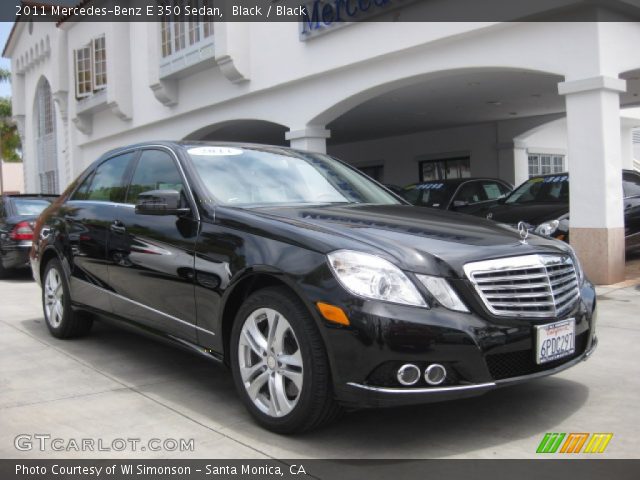 2011 Mercedes-Benz E 350 Sedan in Black