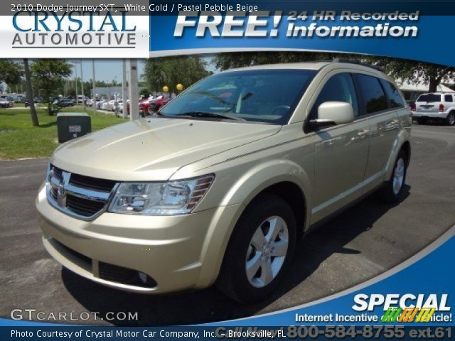 2010 Dodge Journey SXT in White Gold
