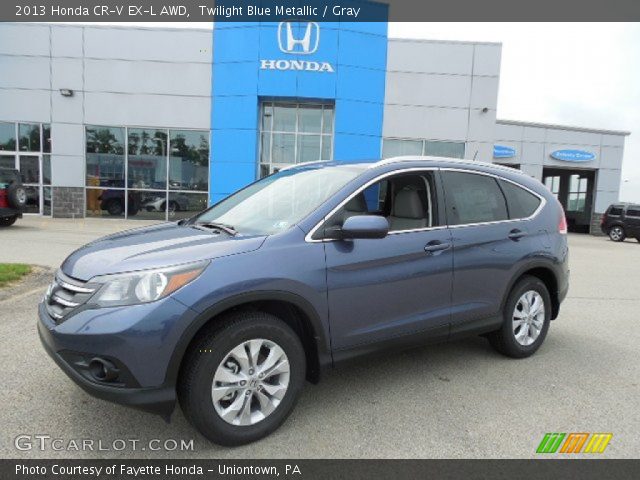 2013 Honda CR-V EX-L AWD in Twilight Blue Metallic