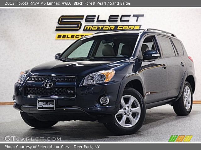 2012 Toyota RAV4 V6 Limited 4WD in Black Forest Pearl