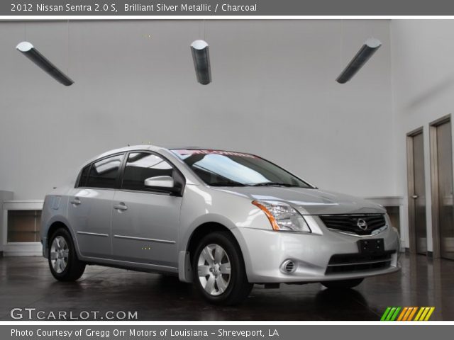 2012 Nissan Sentra 2.0 S in Brilliant Silver Metallic