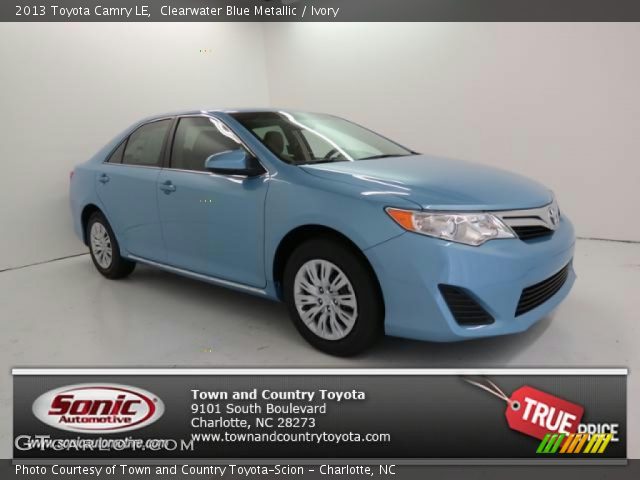 2013 Toyota Camry LE in Clearwater Blue Metallic