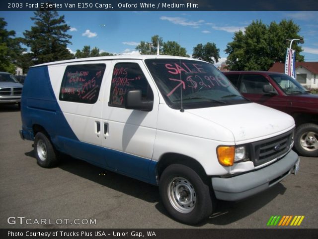2003 Ford E Series Van E150 Cargo in Oxford White
