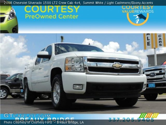 2008 Chevrolet Silverado 1500 LTZ Crew Cab 4x4 in Summit White