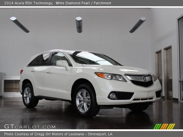 2014 Acura RDX Technology in White Diamond Pearl