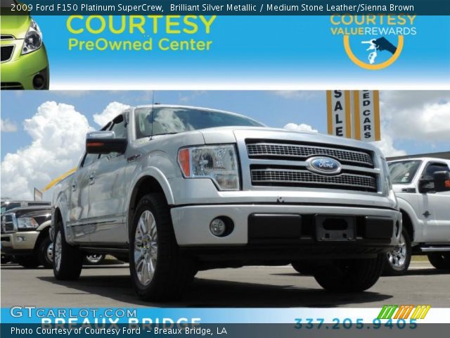 2009 Ford F150 Platinum SuperCrew in Brilliant Silver Metallic