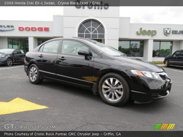 2009 Honda Civic EX-L Sedan in Crystal Black Pearl