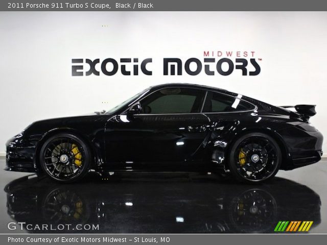 2011 Porsche 911 Turbo S Coupe in Black
