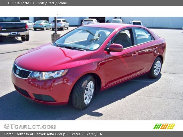 2012 Kia Forte EX in Spicy Red