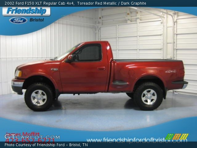 2002 Ford F150 XLT Regular Cab 4x4 in Toreador Red Metallic