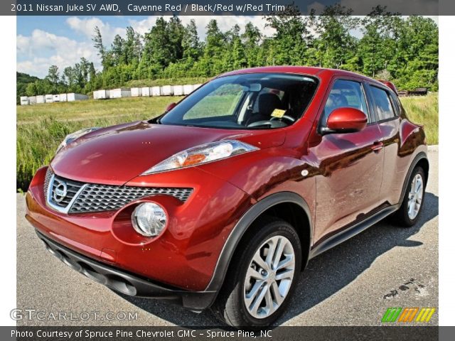 2011 Nissan Juke SV AWD in Cayenne Red