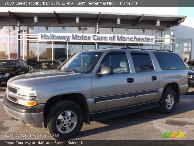 2003 Chevrolet Suburban 1500 LS 4x4 in Light Pewter Metallic