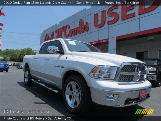 2010 Dodge Ram 1500 Laramie Crew Cab 4x4 in Stone White