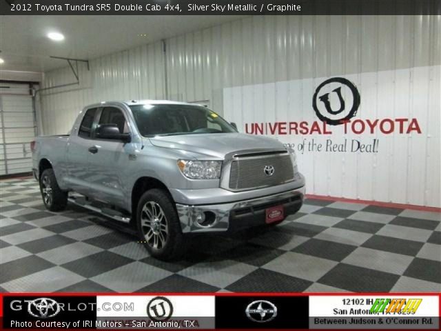 2012 Toyota Tundra SR5 Double Cab 4x4 in Silver Sky Metallic