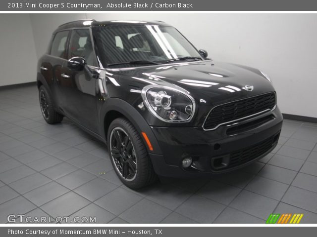 2013 Mini Cooper S Countryman in Absolute Black