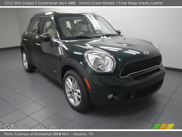2013 Mini Cooper S Countryman ALL4 AWD in Oxford Green Metallic