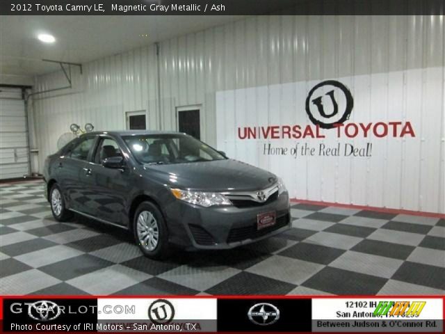 2012 Toyota Camry LE in Magnetic Gray Metallic