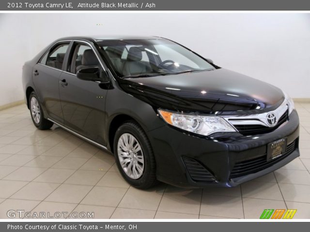 2012 Toyota Camry LE in Attitude Black Metallic