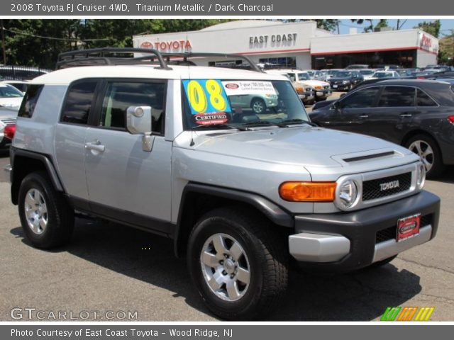 2008 Toyota FJ Cruiser 4WD in Titanium Metallic