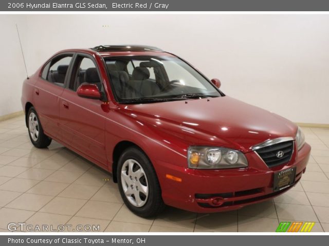 2006 Hyundai Elantra GLS Sedan in Electric Red