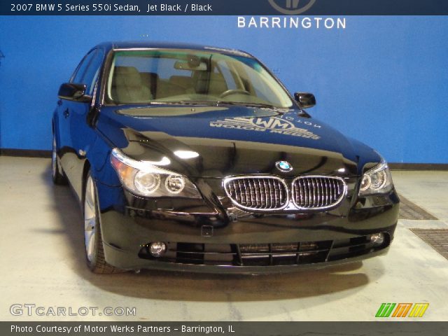 2007 BMW 5 Series 550i Sedan in Jet Black