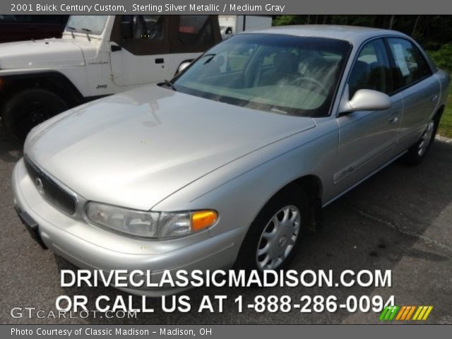 2001 Buick Century Custom in Sterling Silver Metallic