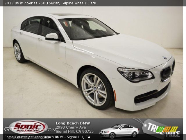 2013 BMW 7 Series 750Li Sedan in Alpine White