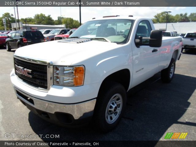 2013 GMC Sierra 3500HD Regular Cab 4x4 in Summit White