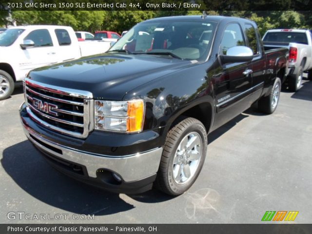 2013 GMC Sierra 1500 SLE Extended Cab 4x4 in Onyx Black