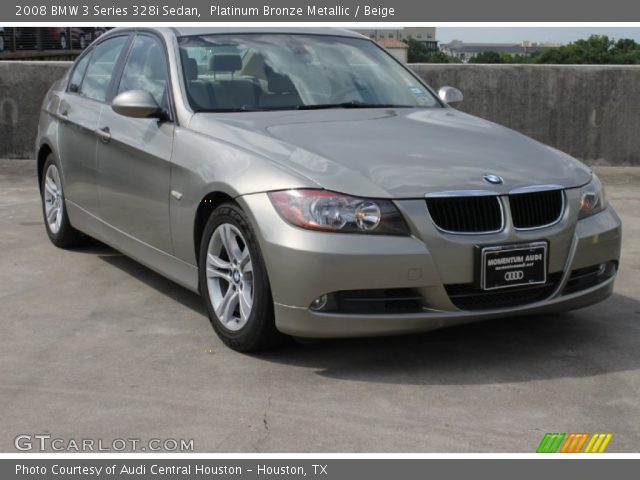 2008 BMW 3 Series 328i Sedan in Platinum Bronze Metallic