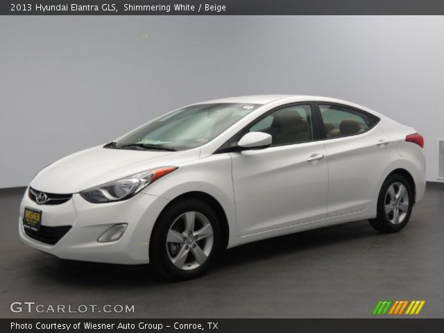 2013 Hyundai Elantra GLS in Shimmering White