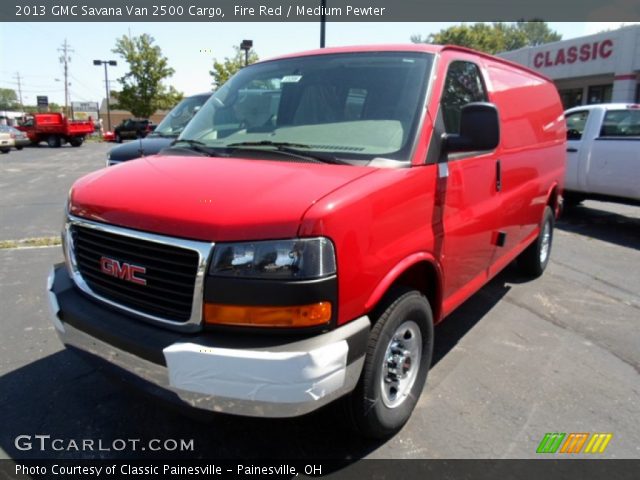 2013 GMC Savana Van 2500 Cargo in Fire Red
