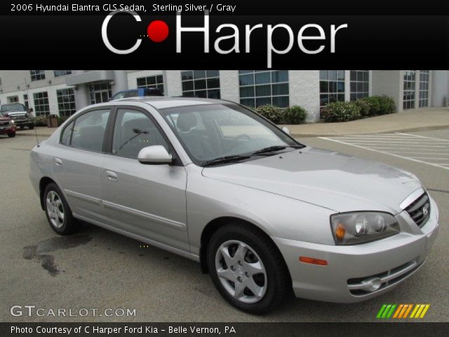 2006 Hyundai Elantra GLS Sedan in Sterling Silver