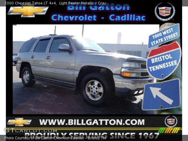 2000 Chevrolet Tahoe LT 4x4 in Light Pewter Metallic