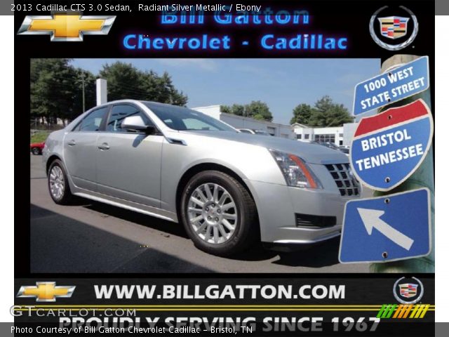 2013 Cadillac CTS 3.0 Sedan in Radiant Silver Metallic