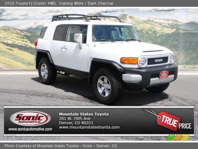 2010 Toyota FJ Cruiser 4WD in Iceberg White