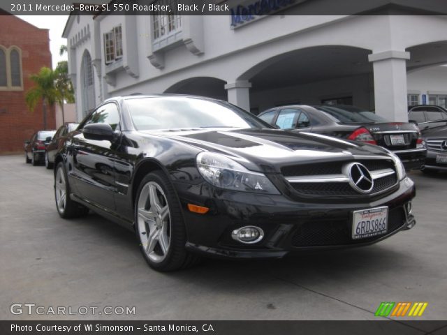 2011 Mercedes-Benz SL 550 Roadster in Black