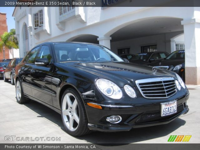 2009 Mercedes-Benz E 350 Sedan in Black