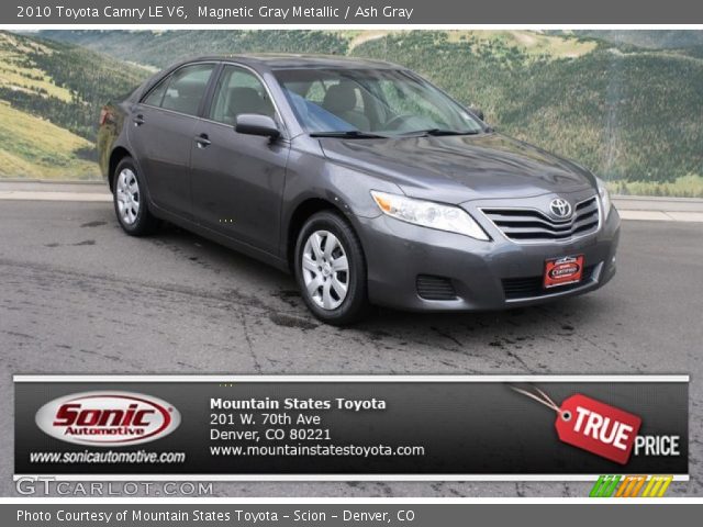 2010 Toyota Camry LE V6 in Magnetic Gray Metallic