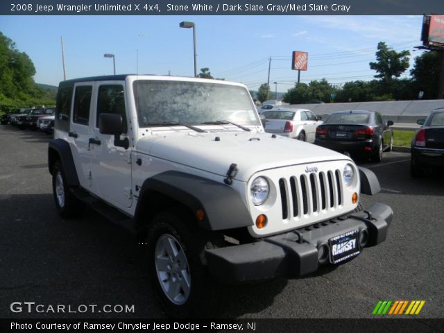 2008 Jeep Wrangler Unlimited X 4x4 in Stone White