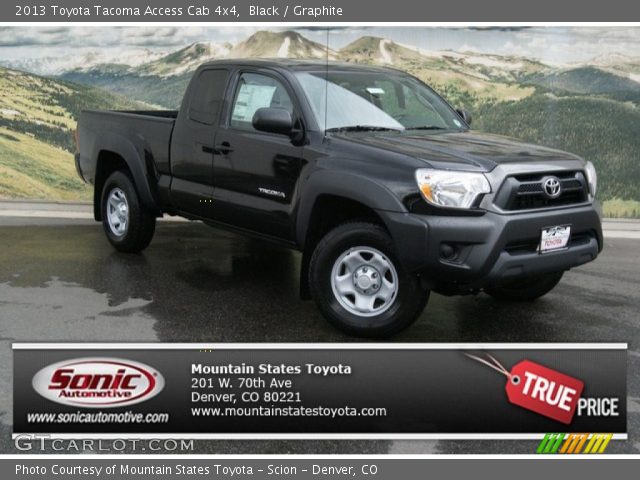 2013 Toyota Tacoma Access Cab 4x4 in Black