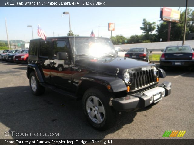 2011 Jeep Wrangler Unlimited Sahara 4x4 in Black