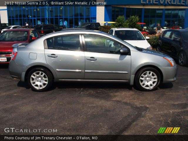 2012 Nissan Sentra 2.0 S in Brilliant Silver Metallic