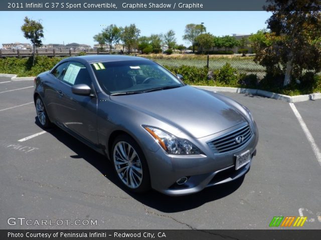 2011 Infiniti G 37 S Sport Convertible in Graphite Shadow