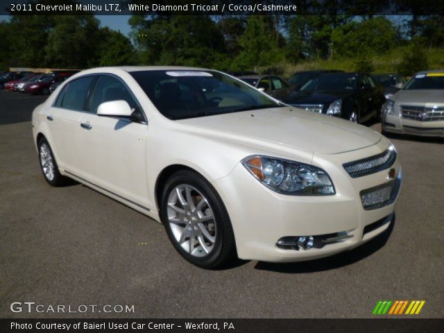 2011 Chevrolet Malibu LTZ in White Diamond Tricoat
