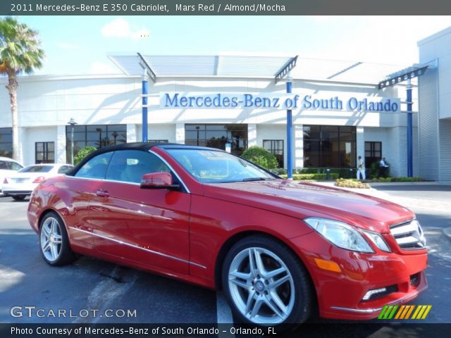 2011 Mercedes-Benz E 350 Cabriolet in Mars Red