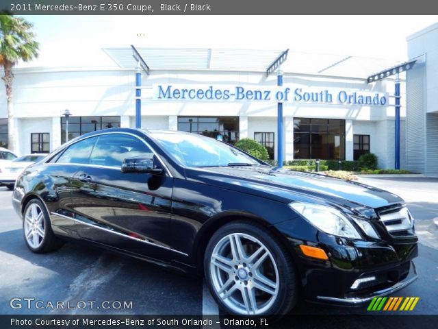 2011 Mercedes-Benz E 350 Coupe in Black